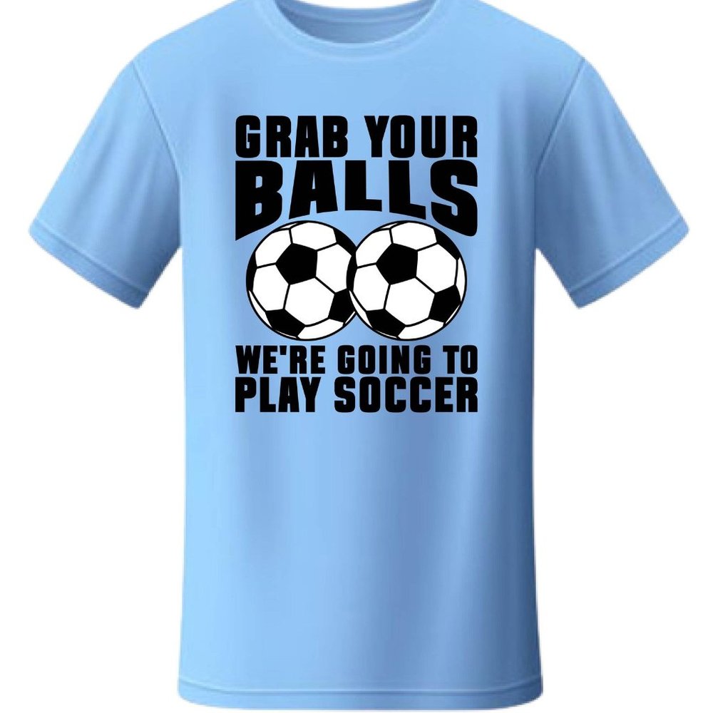 Soccer Ball cotton jersey T-Shirts